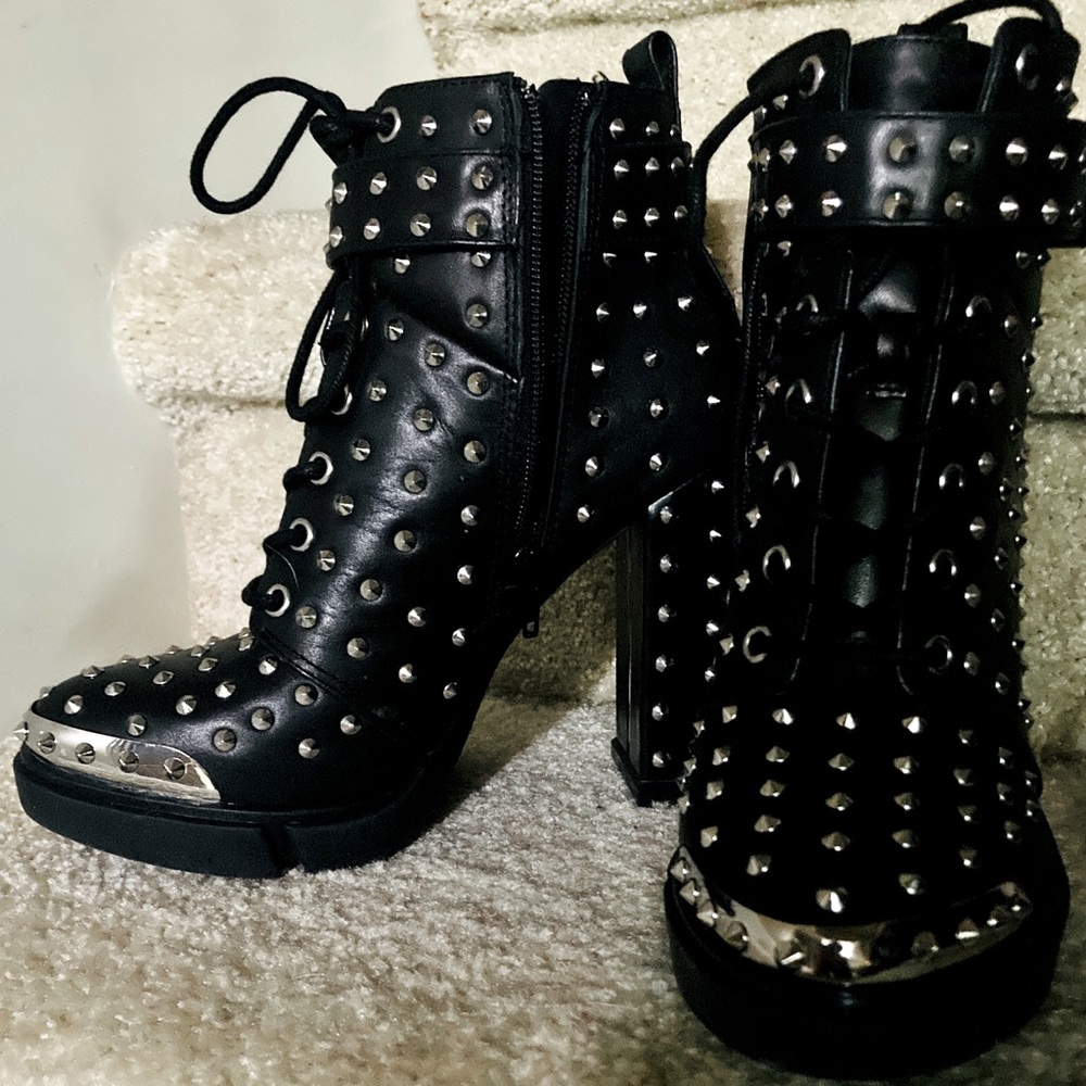 Studded boots